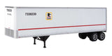 40' Trailmobile Trailer 2-Pack - Assembled -- US Postal Service (white, blue, red)-2