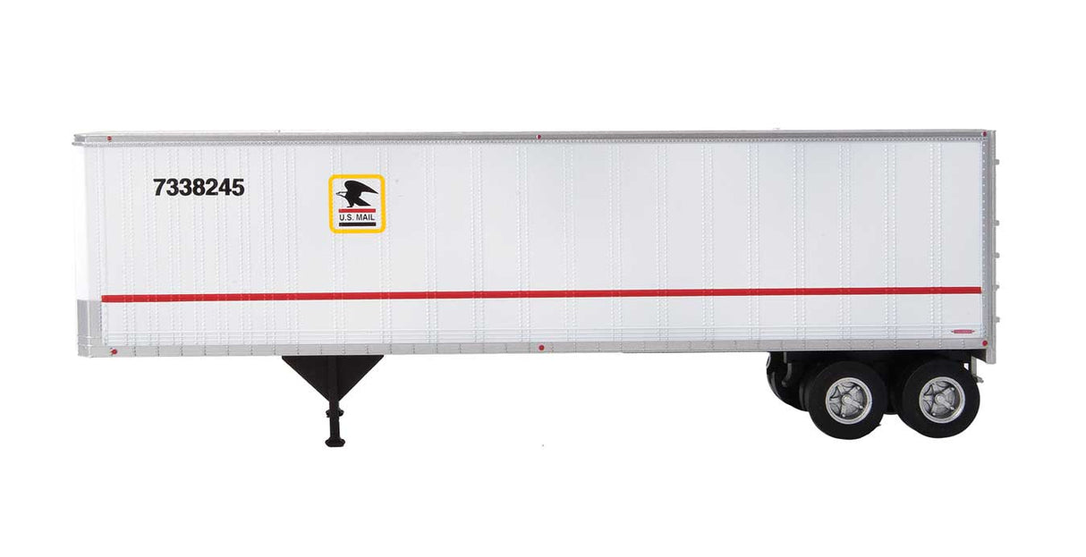 40' Trailmobile Trailer 2-Pack - Assembled -- US Postal Service (white, blue, red)-5