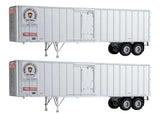 Flexi-Van 40' Trailer 2-Pack - Assembled -- Pennsylvania Railroad (Truc-Train; side doors)-1