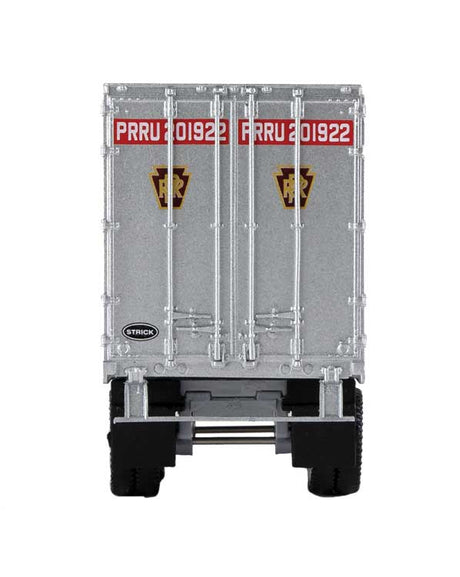 Flexi-Van 40' Trailer 2-Pack - Assembled -- Pennsylvania Railroad (Truc-Train; side doors)-3
