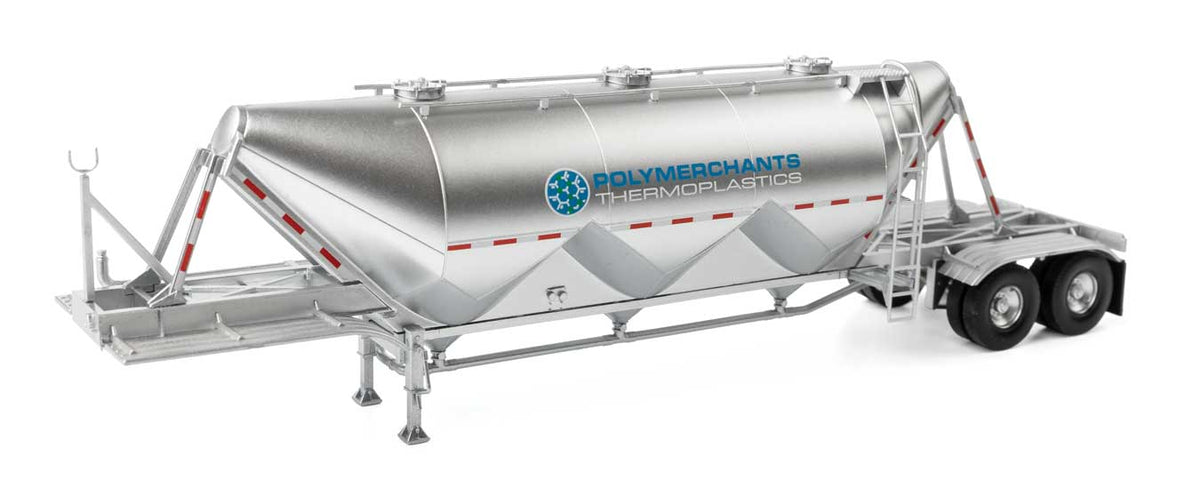 Dry Bulk Semi Trailer - Assembled - Transload Facility -- Polymerchant-1