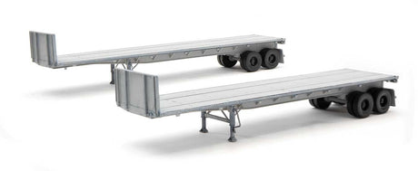 40' Flatbed Trailer - Kit - 2-Pack -- Undecorated-1