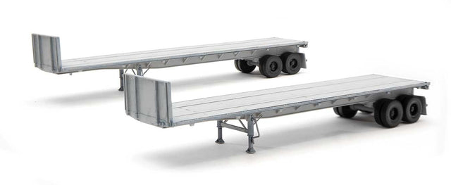 40' Flatbed Trailer - Kit - 2-Pack -- Undecorated-1