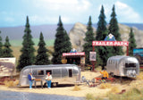 Camp Site with Two Trailers - Kit -- Two Camping Trailers, Signs & Accessories-1