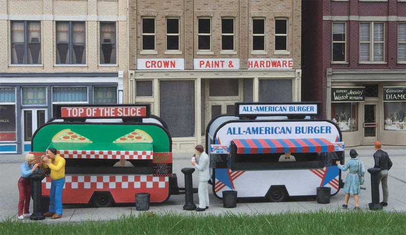 Pizza and Hamburger Food Trailers -- Kit-1