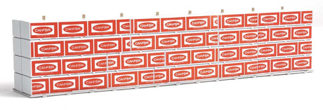 Wrapped Lumber Load for WalthersProto CC&F Bulkhead Flatcar -- Canadian Forest Products-2