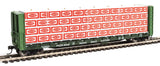 Wrapped Lumber Load for WalthersProto CC&F Bulkhead Flatcar -- Canadian Forest Products-3