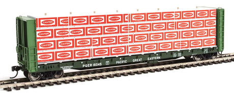 Wrapped Lumber Load for WalthersProto CC&F Bulkhead Flatcar -- Canadian Forest Products-3