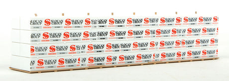 Wrapped Lumber Load for WalthersProto CC&F Bulkhead Flatcar -- Slocan Group