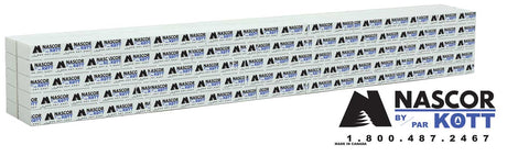 Wrapped Lumber Load for WalthersMainline 72' Centerbeam Flatcar -- Nascor (black, blue)