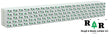 Wrapped Lumber Load for WalthersMainline 72' Centerbeam Flatcar -- Rough & Ready Lumber (black, green)