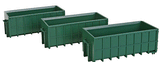 Large Dumpsters - Assembled -- Green pkg(3)-1
