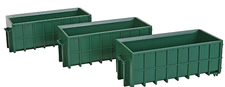 Large Dumpsters - Assembled -- Green pkg(3)-1