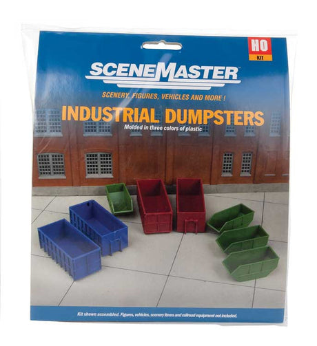 Industrial Dumpsters -- Kit - 2 Large Roll-Off, 2 Medium Roll-Off, 4 Scrap Metal Slide-Off-3