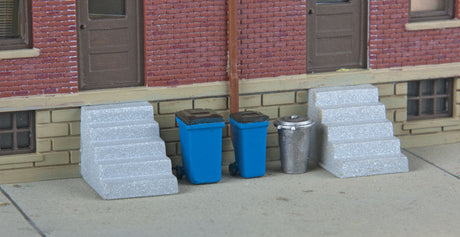 Vintage Garbage Cans & Recycling Bins -- Kit (20)-1