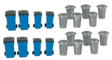 Vintage Garbage Cans & Recycling Bins -- Kit (20)-2