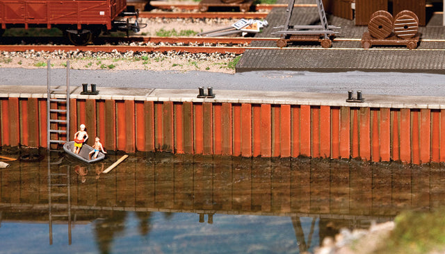 Harbor Wall - 20-1/4 x 5/8 x 1-5/8  51.4 x 1.6 x 4.2cm -- Kit - pkg(2) Combined Length up to 20-1/4"  51.4cm