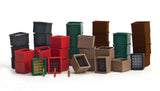 Beverage Crates and Bottles pkg(80) -- 16 Each: green, brown, black, red-2