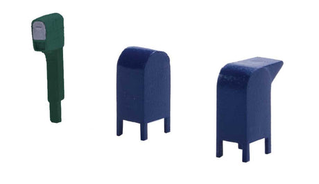 Roadside Mail Boxes and City Mailboxes -- Kit-3
