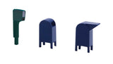 Roadside Mail Boxes and City Mailboxes -- Kit-4