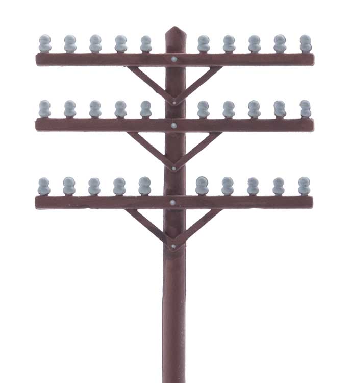 Telegraph Poles and Cross Arms -- Kit-4