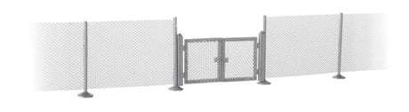 Metal Industrial Fence -- Kit - Approximately 1" x 37-1/2"  .25 x 95.2cm-2