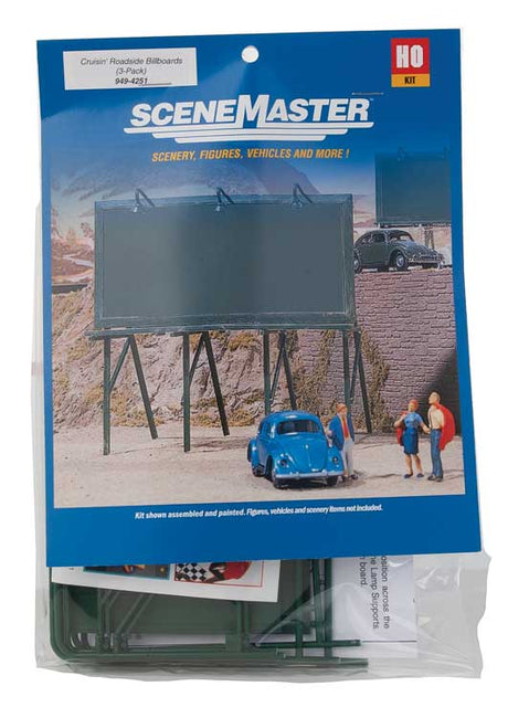 Cruisin' Roadside Billboards -- Kit pkg(3)-2