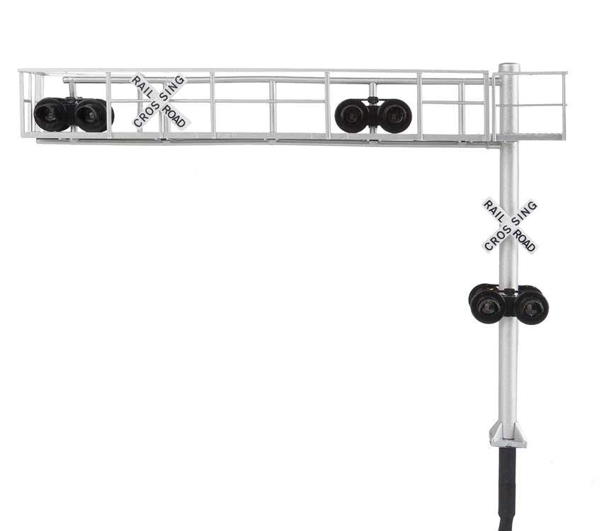 Modern Cantilever Grade Crossing Signal -- Two-Lane-2