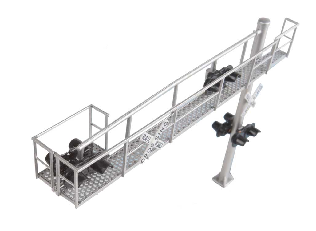 Modern Cantilever Grade Crossing Signal -- Two-Lane-4