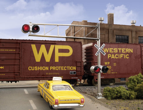 Post-1960s Cantilever Grade Crossing Signal -- Single-Lane-1