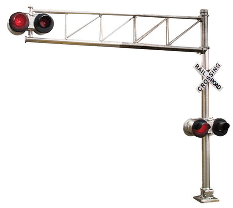 Post-1960s Cantilever Grade Crossing Signal -- Single-Lane-2