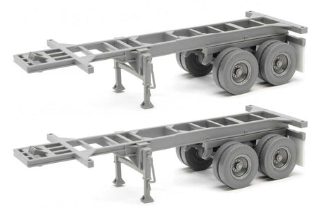 20' Container Chassis (2-Pack) -- Undecorated