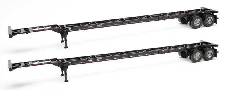53' Container Chassis (2-Pack) -- Black-1