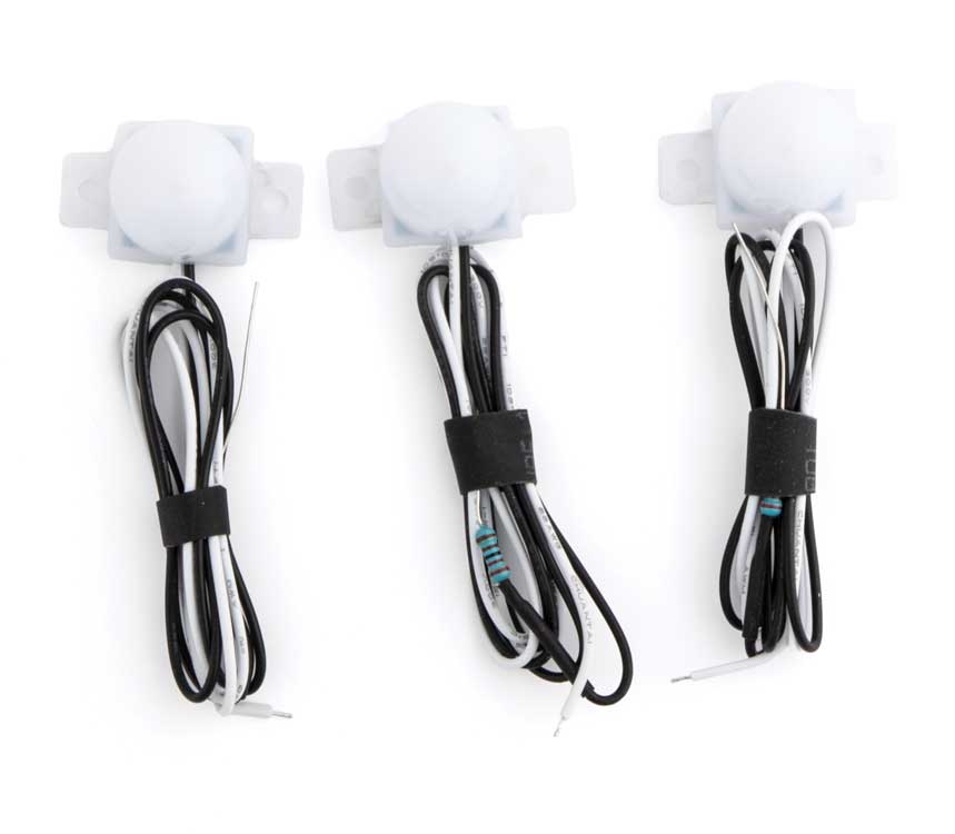 LED Dome Building Light 3-Pack -- Cool White-1