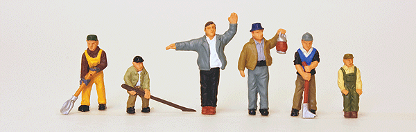 Vintage Rail Workers -- pkg(6)