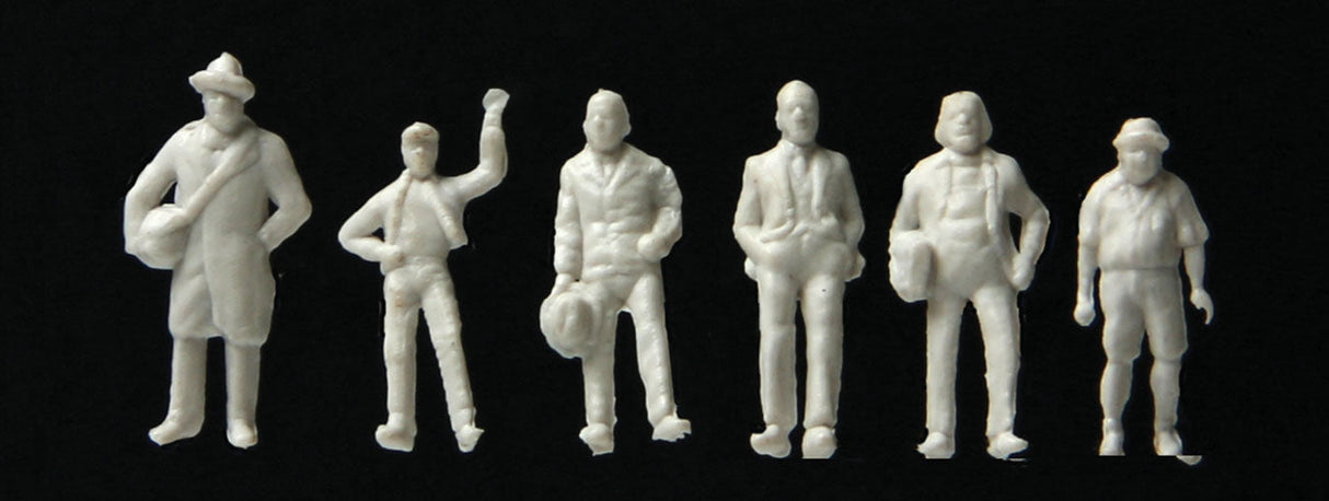 Standing and Walking Figures -- Unpainted pkg(72)-1