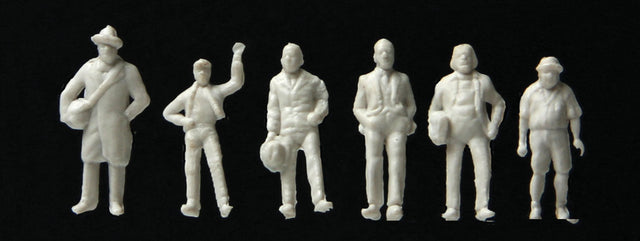 Standing and Walking Figures -- Unpainted pkg(72)-1