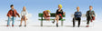 Seated People pkg(6) -- Set #1