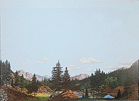 Background Scene 24 x 36"  60 x 90cm - Instant Horizons(TM) -- Tall Timber-1