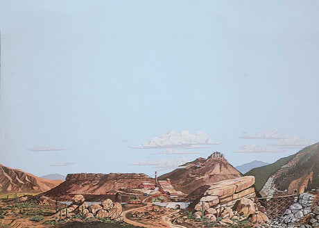 Background Scene 24 x 36"  60 x 90cm - Instant Horizons(TM) -- Desert to Mountain-2