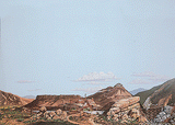 Background Scene 24 x 36"  60 x 90cm - Instant Horizons(TM) -- Desert to Mountain-1