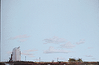 Background Scene 24 x 36"  60 x 90cm - Instant Horizons(TM) -- Prairie/Grain Elevator-1