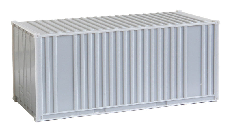20' Corrugated Container with Flat Panel - Assembled -- Undecorated