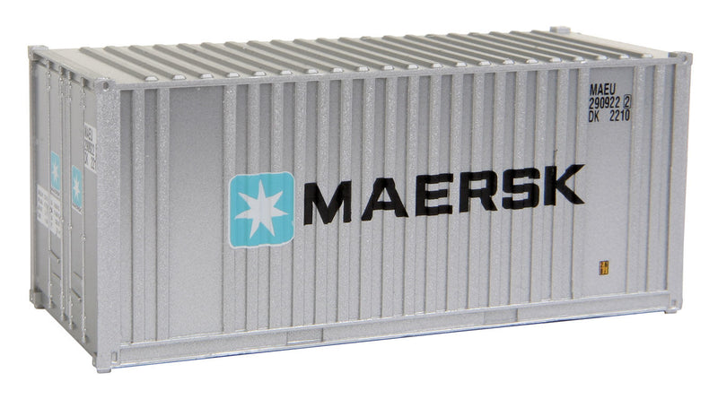 20' Corrugated Container with Flat Panel - Assembled -- Maersk-1