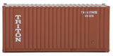 20' Corrugated Container with Flat Panel - Assembled -- Triton (brown, white)-5