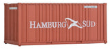 20' Corrugated Container with Flat Panel - Assembled -- Hamburg Sud-2
