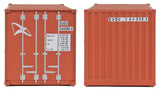 20' Corrugated Container with Flat Panel - Assembled -- Hamburg Sud-3