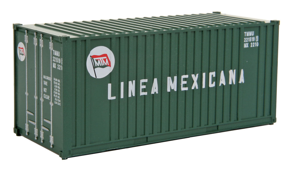 20' Corrugated Container with Flat Panel - Assembled -- Linea Mexicana-1