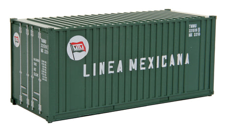 20' Corrugated Container with Flat Panel - Assembled -- Linea Mexicana-1