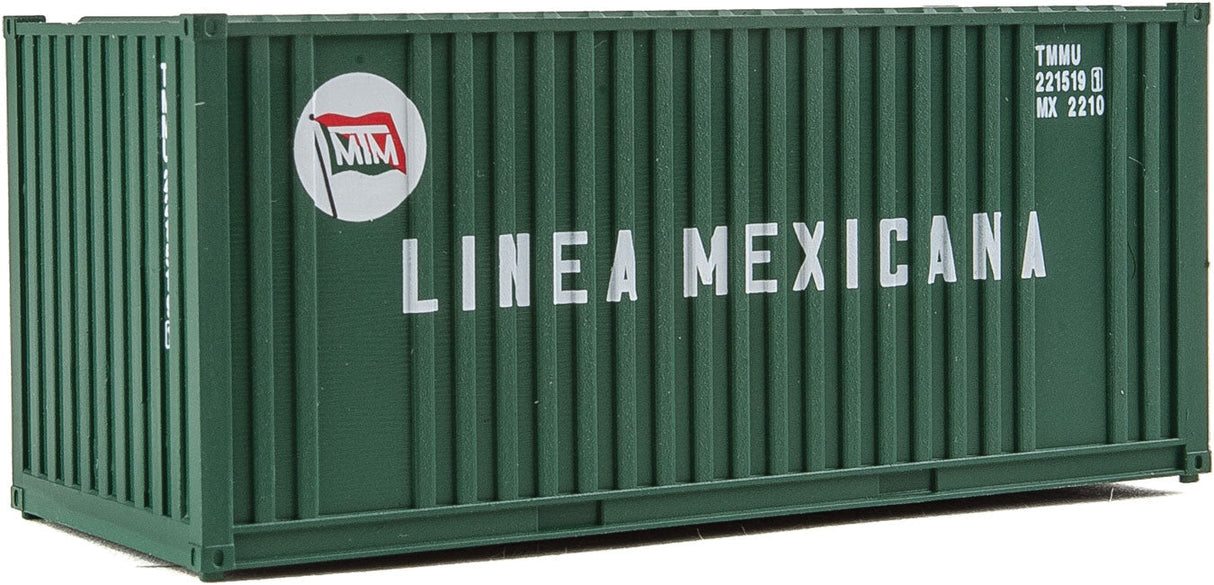 20' Corrugated Container with Flat Panel - Assembled -- Linea Mexicana-2
